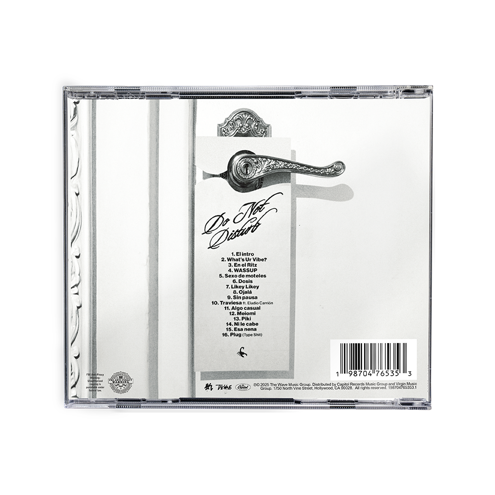 Do Not Disturb CD Back